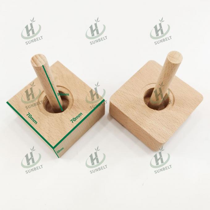 Professional Square Aromatherapy Bamboo Jar Lid with Wooden Stick for Scent Diffusion 0