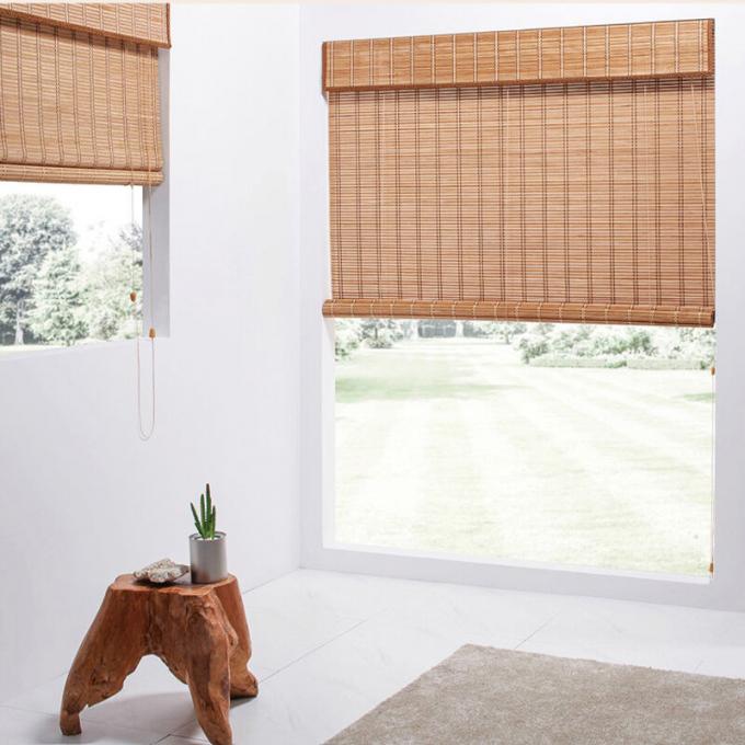 Custom-Sized Bamboo Blind Perfect Fit for Any Window 0