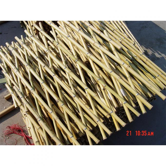 Bambu direği &ccedil;it genişletme, doğal bah&ccedil;e gizlilik ekran rulo 6 ft x 6 ft 1
