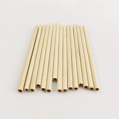 22Kahve İçecek Kokteyl Çay için.5cm Doğal Tek kullanımlık Bambu Sokakları