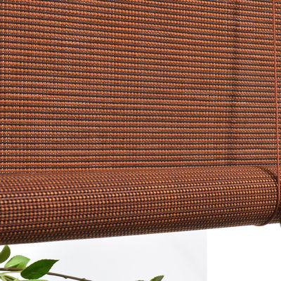 Light Filtering Handmade Bamboo Roll Up Shades Windows Bamboo Roller Curtain Protecting Privacy