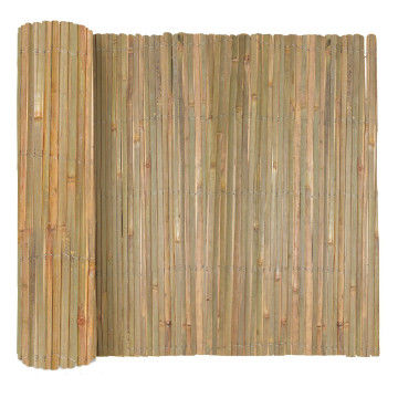 Doğal Bambu Slat Ekran Ekolojik Dostu Gizlilik Slat Çit Balkon için Bambu Ekran Paneli Rulo