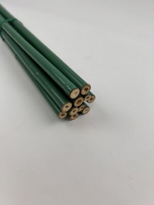 Hava Koşullarına Dayanıklı Plastik Kaplamalı Bambu Direkler Üstün Bahçe Desteği Çözümü