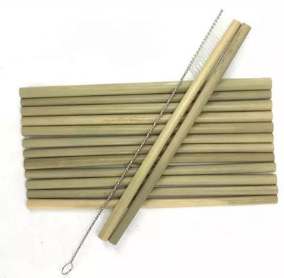 Biyolojik olarak bozulur küçük kalibreli tek kullanımlık 20cm Bambu pipeleri