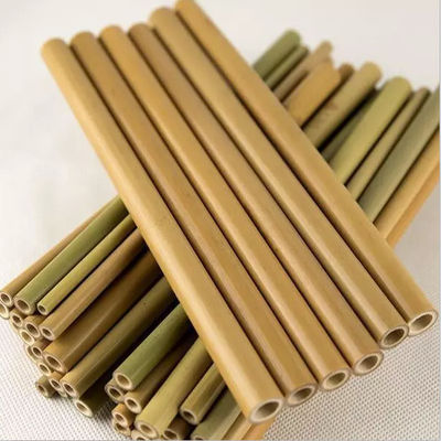 100% Bambu Tek seferlik pipeler 19cm 22cm Çocuklar için Organik İçki Kullanımı
