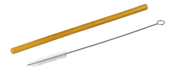 100% Bambu Tek seferlik pipeler 19cm 22cm Çocuklar için Organik İçki Kullanımı