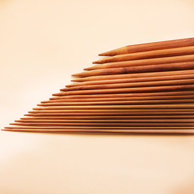 Carbonized Knitting Needles Bamboo Raw Material Single Point Bamboo Crochet Hook