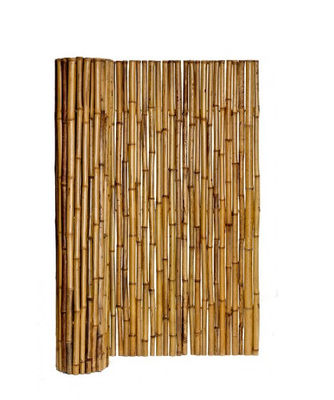 Bahçe dekorasyonu için 2x1.5m Bambu Çit Duvarı Çerçeve Gizlilik Çit Paneli