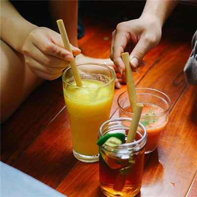 Ekoloji dostu Bambu Sokakları Kafe Bar Restoran İçki İçmek İçin Bamboo Tekrardan Kullanılabilir Sokaklar