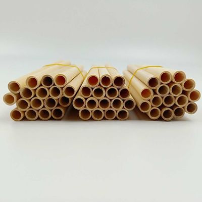 22Kahve İçecek Kokteyl Çay için.5cm Doğal Tek kullanımlık Bambu Sokakları