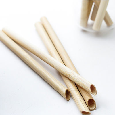 Partiler için Ekolojik Doğal Bambu Sokakları Kahve Çay İçeceği 10cm 12cm