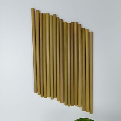19cm Disposable Bamboo Straws Natural For Children Beverage Cold Drinkings