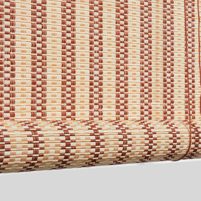Doğal Bambu Çift Malzemesi Fransız Pencereleri Bambu Rol Yıldızları Güneş Dayanıklı