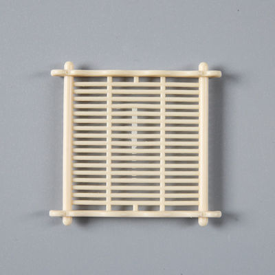 Light Natural Bamboo Wooden Plant Saucer Comfortable Mat For Succulent Plant Pots