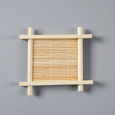Light Natural Bamboo Wooden Plant Saucer Comfortable Mat For Succulent Plant Pots