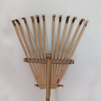9 Tine 120cm Bambu Şalgam El yapımı Eko Dost Bahçe Şalgamları Harrow