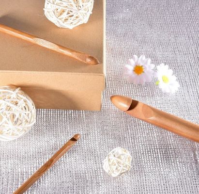 Weave Yarn Craft Bamboo Circular Knitting Needles Carbonized Bamboo Handle Crochet Hooks