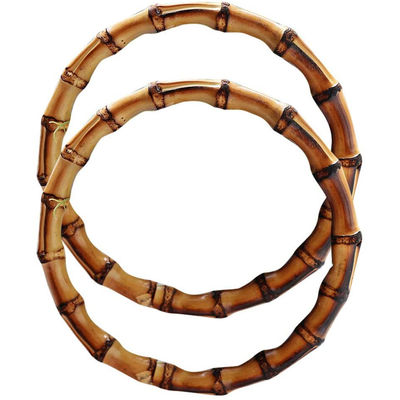 Luggage Accessories Natural Bamboo Bag Handle For Women Semicircle