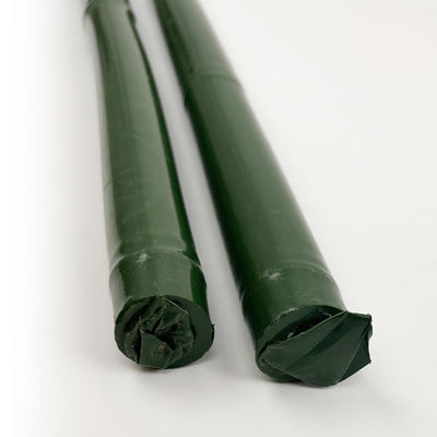 20cm Painted Raw Bamboo Poles Stakes Rods Green Decoration