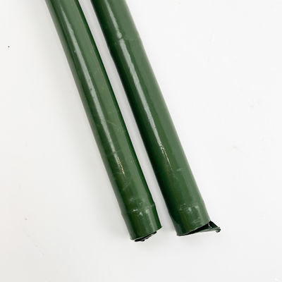 20cm Painted Raw Bamboo Poles Stakes Rods Green Decoration
