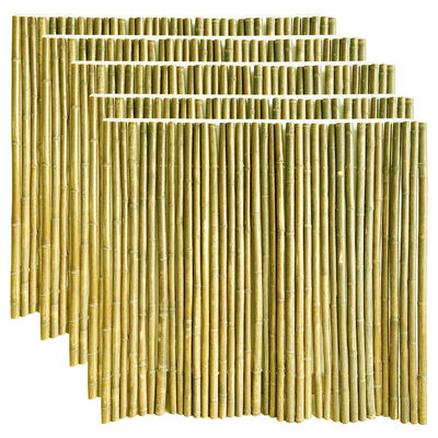 Natural Coloured Bamboo Screening 240cm Garden Bamboo Rolled Fence