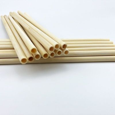 Partiler için Ekolojik Doğal Bambu Sokakları Kahve Çay İçeceği 10cm 12cm