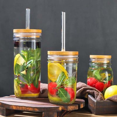 Bambu Ahşap Kapaklar Hava geçirmez Kapaklar Depolama Kavanozu Parfüm Mum Şişesi Ev Mutfağı