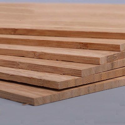 Natural Color Solid Bamboo Flooring Anti Scratch Waterproof Outdoor