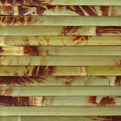 Doğal Bambu Duvar Kağıdı Ev Dekorasyonu İçin El Yapımı Bambu Panelleri 17mm Dokunmuş Geri
