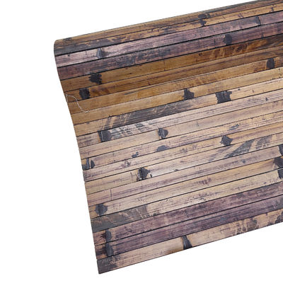 Water Proof Bamboo Paneling Woven Back 13mm Width Customized Length