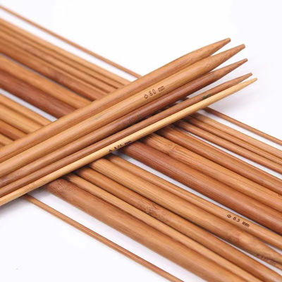 El yapımı yaratıcı DIY iplik için karbonlu bambu çift ucu örgü iğneleri
