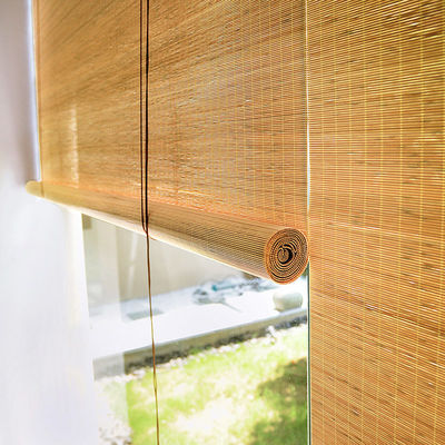 Gizlilik İçerisi Bambu Rol Yıldızlı Asansörlü, Anti UV Su geçirmez Bambu Perdeler