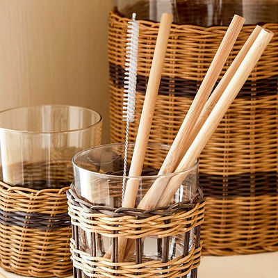 Tek kullanımlık kişiselleştirilmiş bambu samanları