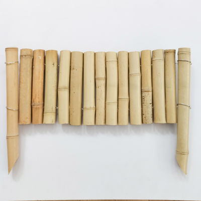 Bamboo Garden Border Edging Outdoor Landscape Edging For Decorative Garden