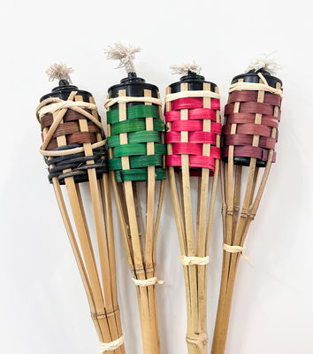 Handcrafted Bamboo Torch for Garden & Camping For Outdoor