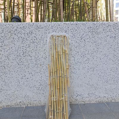 Bambu direği çit genişletme, doğal bahçe gizlilik ekran rulo 6 ft x 6 ft
