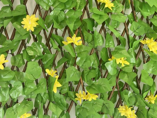Dışarıdaki Gizliliğinizi Artırın Güzellik Dayanıklılığını Birleştiren Yapay Willow Çit Paneli