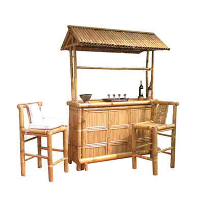 Transform Your Backyard Into A Tropical Paradise With Bamboo Tiki Bar Set