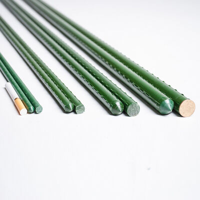 Plastik Kaplamalı Metal Kazıklar Bitki Destek Tesisi Tırmanma Peyzaj Eskrim için Yeşil Bahçe Kazıkları